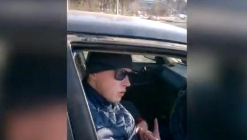 В полиции показали видео задержания блогера, заснявшего охоту губернатора Иркутской области