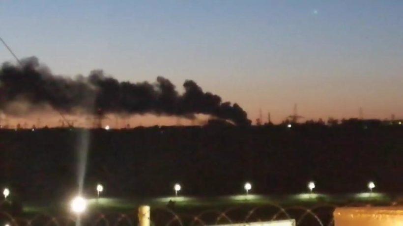 Крупный пожар тушат в Братске
