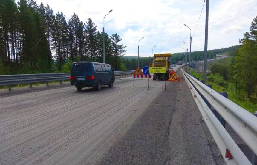 Три участка трассы Р-258 «Байкал» ремонтируют в Приангарье