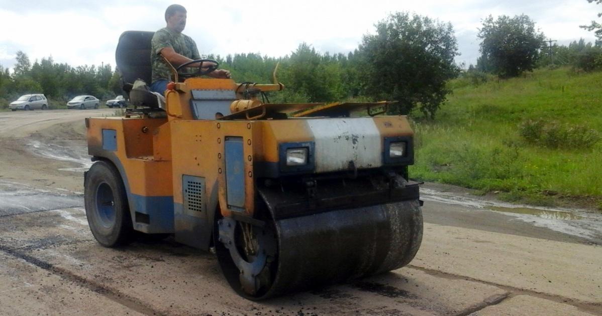 Дорогу к микрорайону Сосновый бор начали ремонтировать в Братске