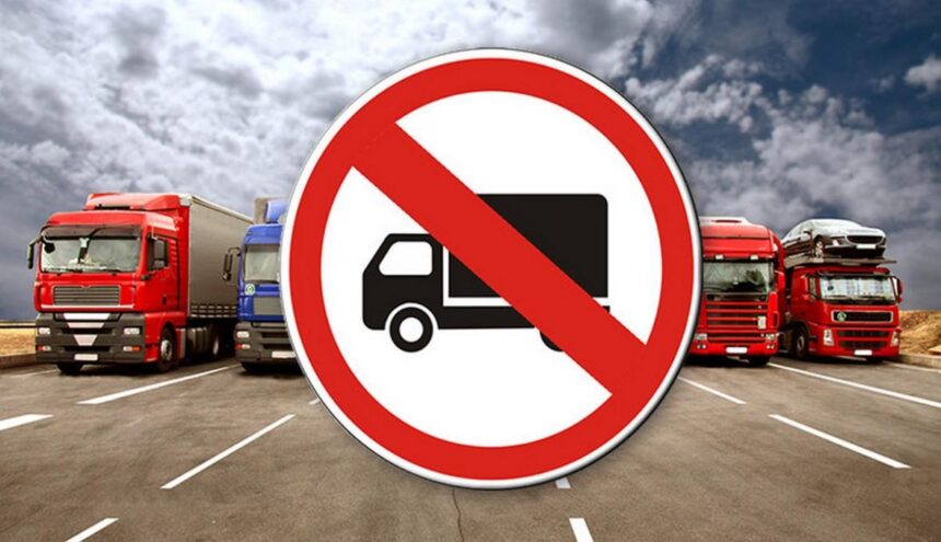 Ограничение на движение грузовых автомобилей массой более 3,5 тонн вводится в Вихоревке