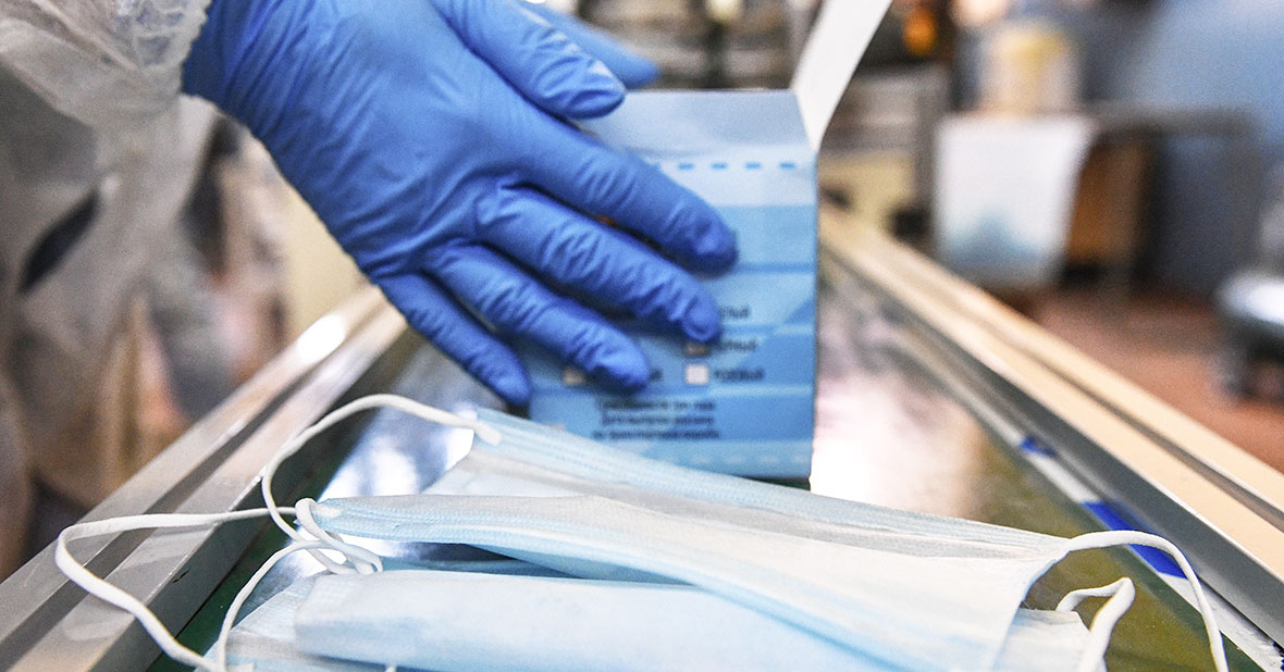 В аптеки Братска поступило 50 тысяч медицинских масок