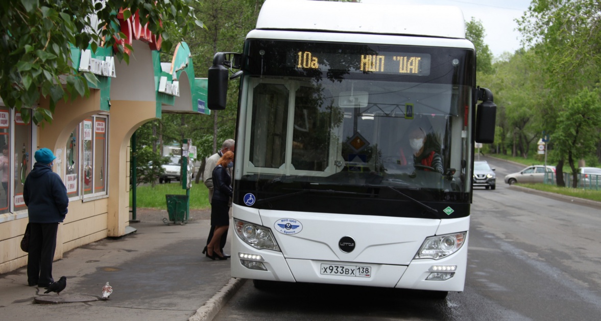 Новые автобусы на газомоторном топливе вышли на маршруты в Братске