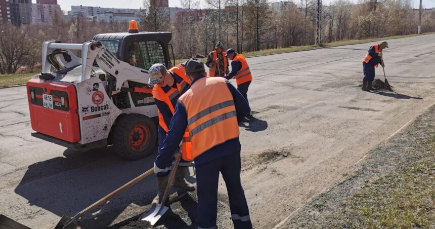 Ямочный ремонт дорог выполнен в Падунском и Центральном районе Братска