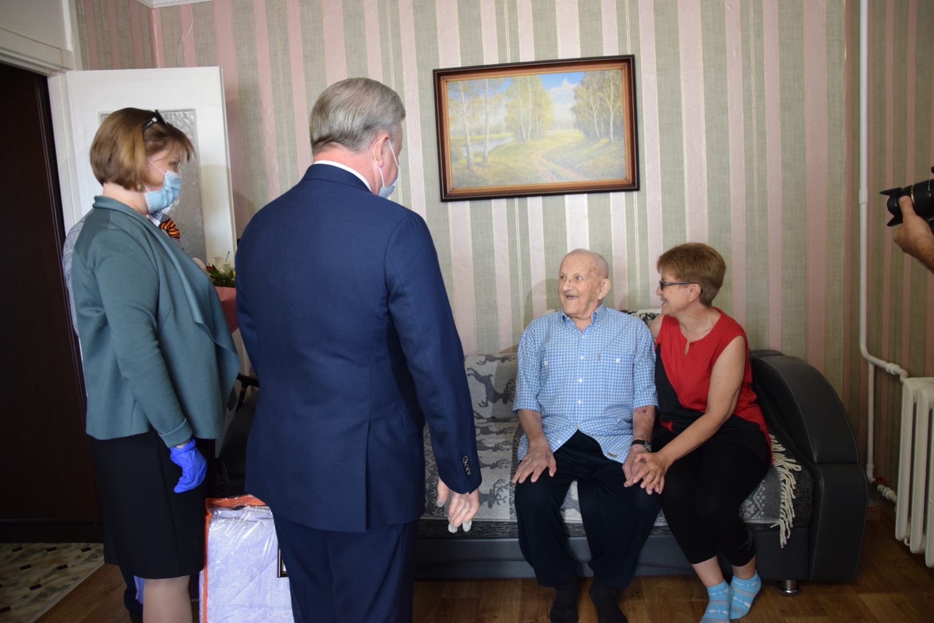 Братскому ветерану ВОВ Александру Ильичу Торченюку исполнилось 99 лет