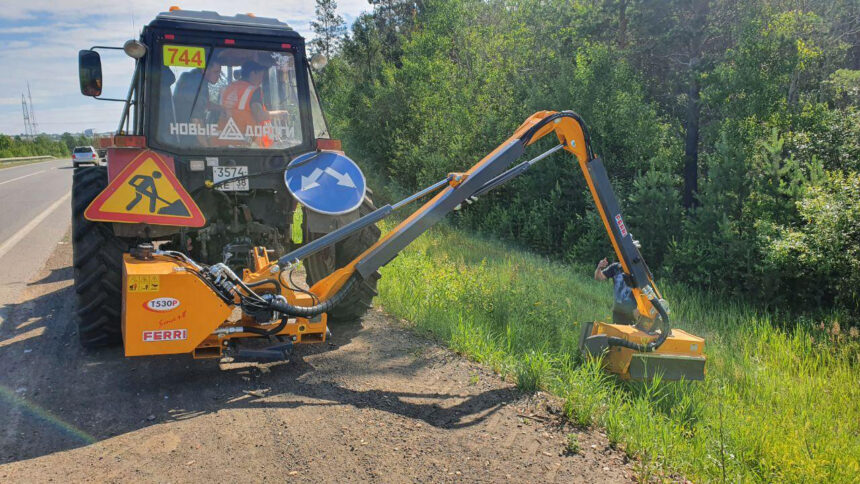 Федеральные дорожники начали ремонт участков трассы А-331 "Вилюй" в Братске