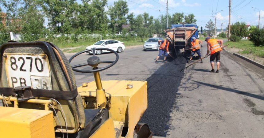 На этой неделе в Братске будут ремонтировать дороги на семи улицах города