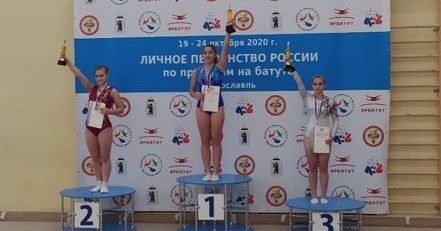 Спортсменка из Братска Дарья Неспанова стала мастером спорта по прыжкам на батуте