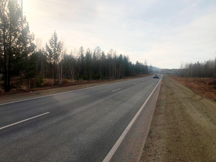 Дефекты дорожного покрытия устранили на трассе "Вилюй" в границах Братска