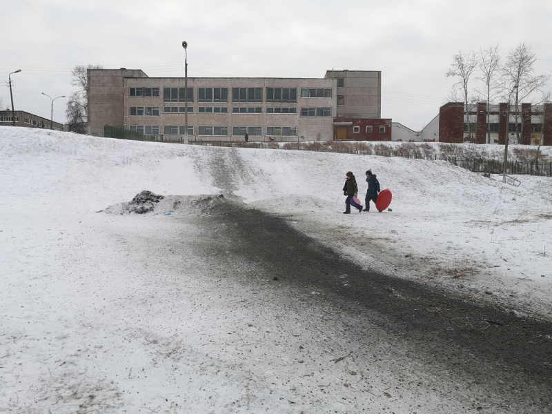 Стихийные горки ликвидируют в Братске