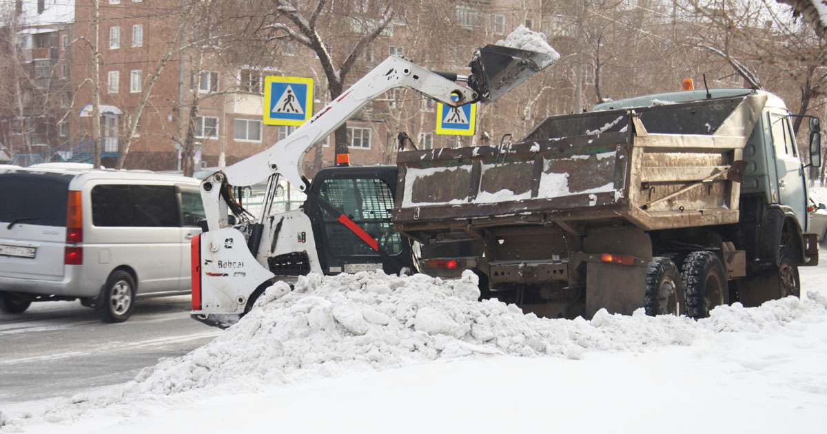 С улиц Братска вывезли 85 тысяч кубов снега с начала зимы