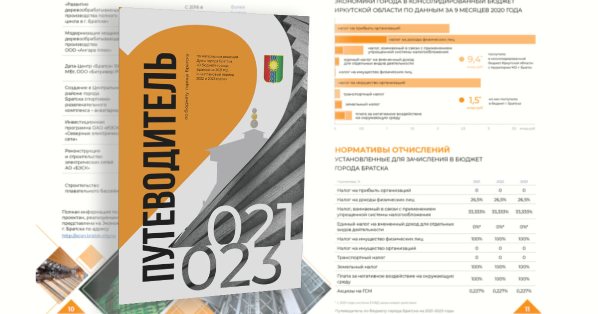 Путеводитель по бюджету на трехлетний период вышел в Братске