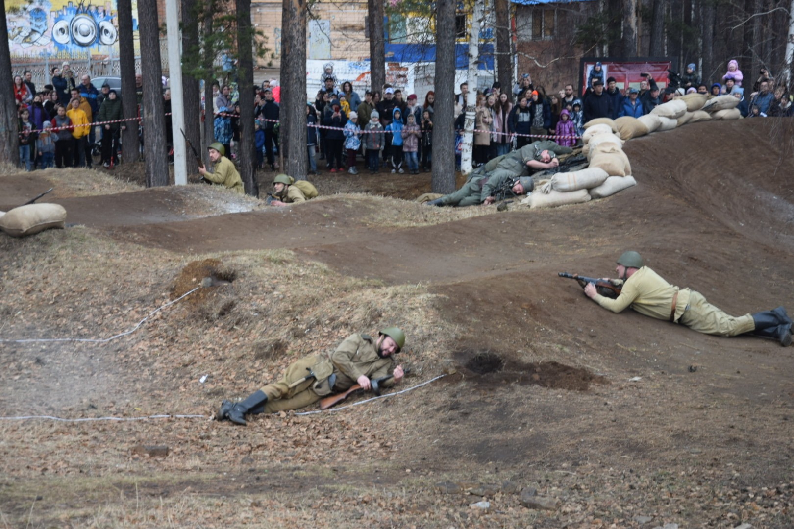 Военно-историческая реконструкция состоялась в Энергетике