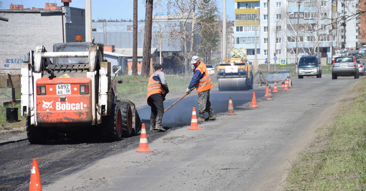 Ямочный ремонт провели в Братске на 44 тысячах квадратных метров