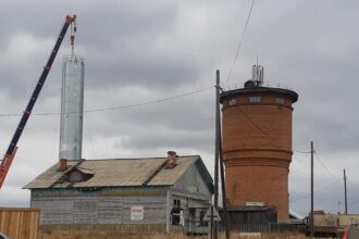 Две водонапорные башни из четырех установили в Братском районе