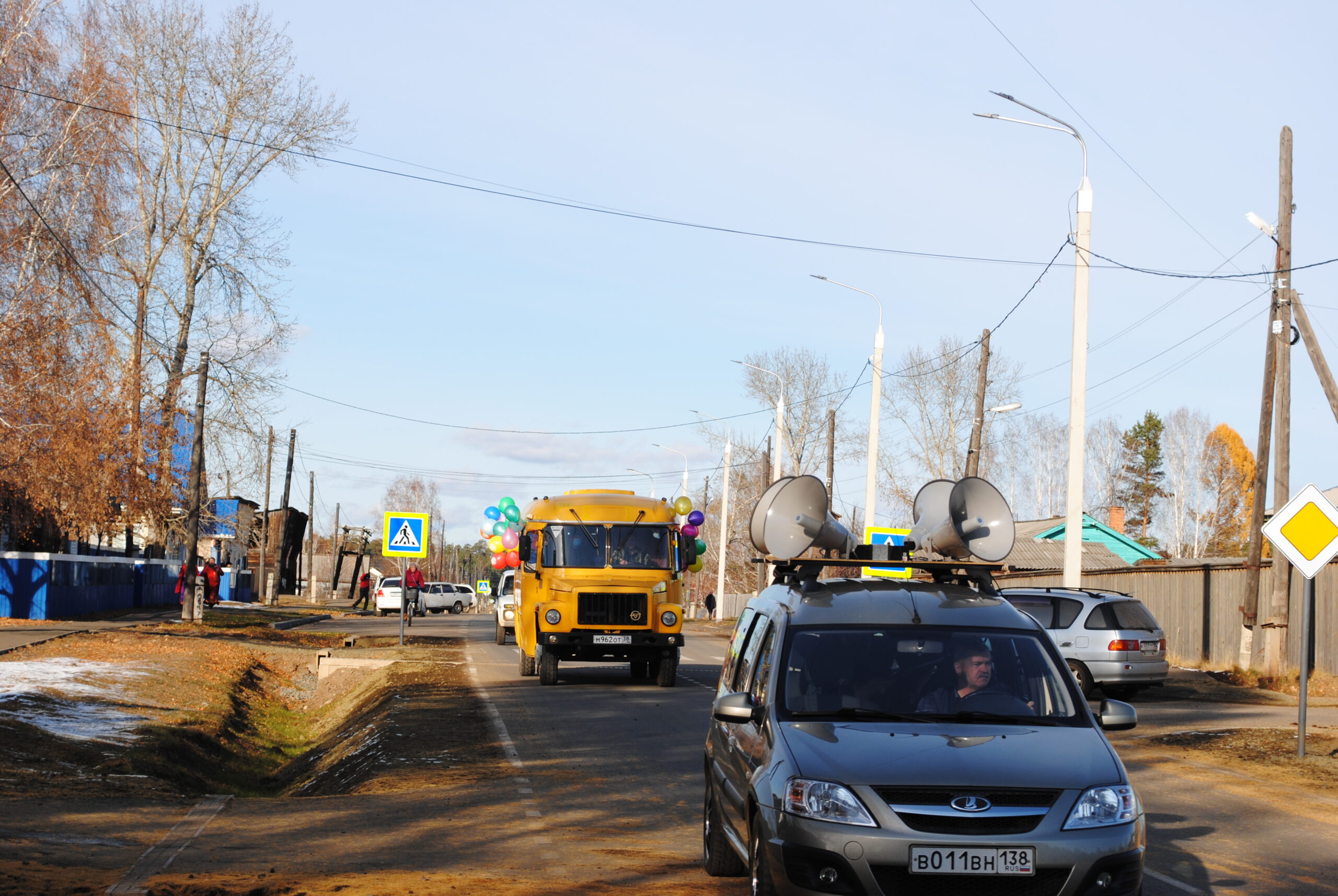 Центральную дорогу отремонтировали в селе Тангуй Братского района