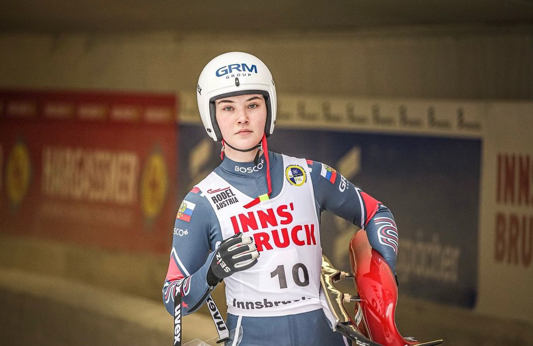 Братчанка Диана Логинова взяла серебро на этапе Кубка наций по санному спорту