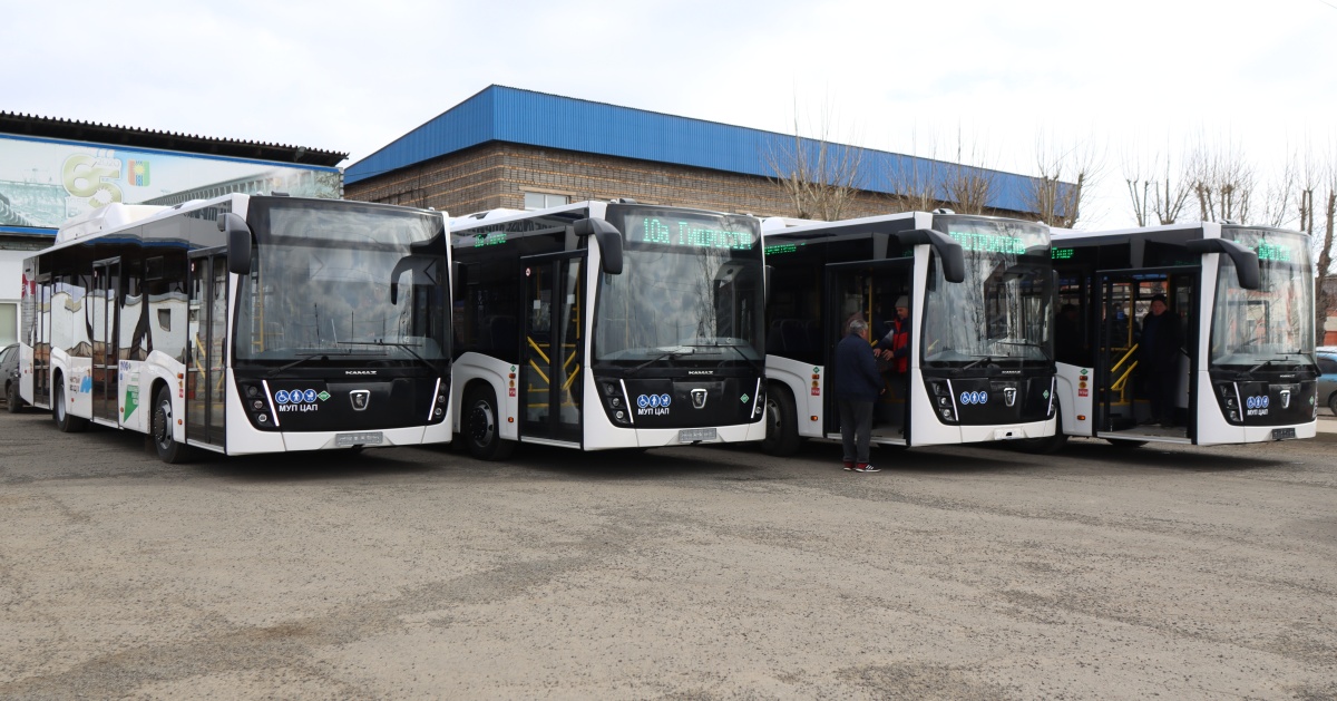 Четыре газовых автобуса выйдут на линию в Братске 13 апреля