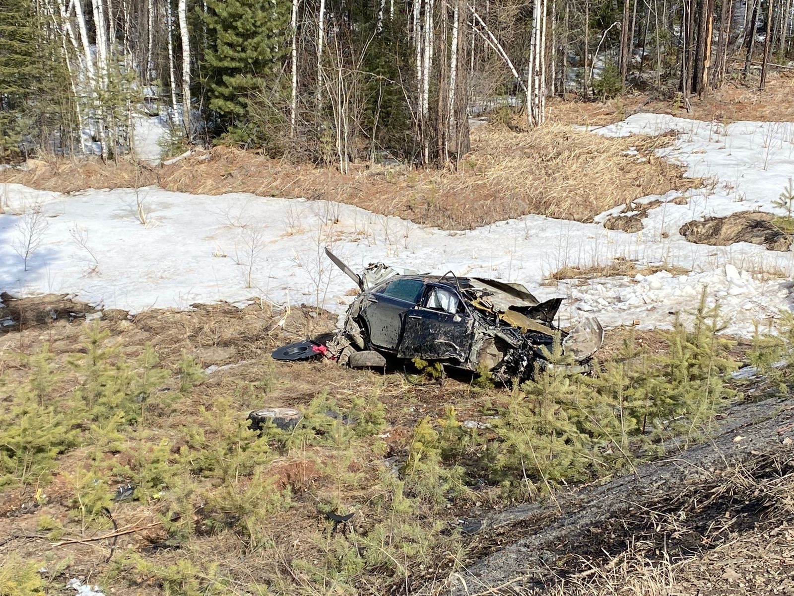 «Toyota Crown» съехала с дороги в Братском районе: погиб 28-летний водитель