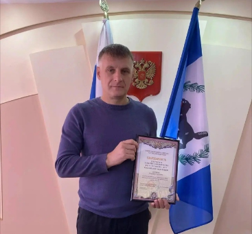 Братский дружинник Владимир Ховченко награжден благодарностью МВД