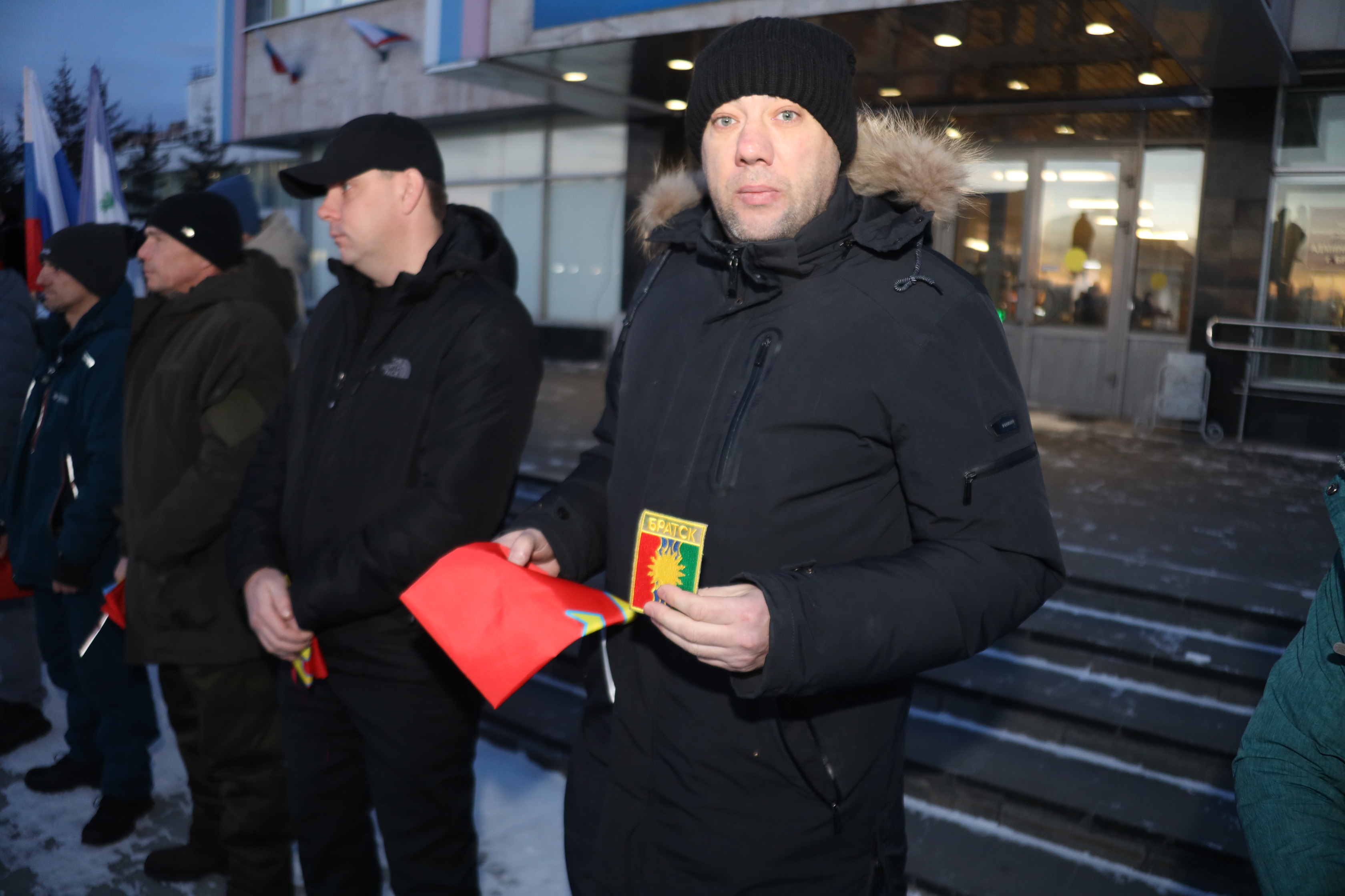 Братские добровольцы: очередная группа отправилась на сборный пункт