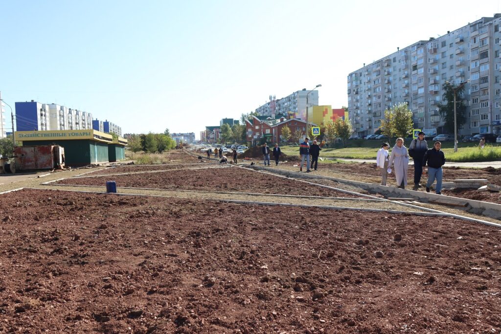 Асфальтирование и укладку плитки на Крупской планируют завершить 30 сентября в Братске