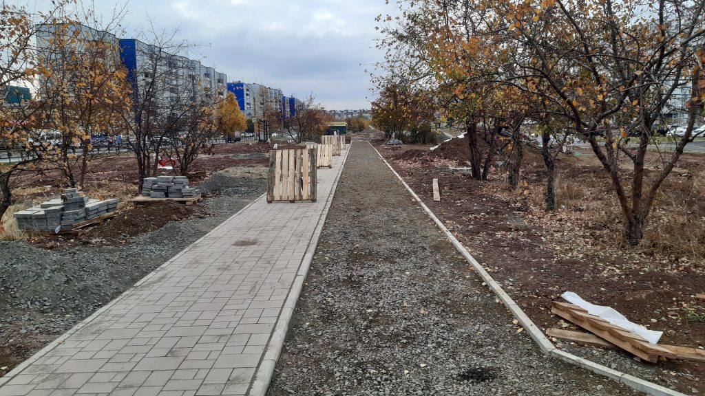 Благоустройство Крупской: Подрядчика оштрафуют за невыполнение работ