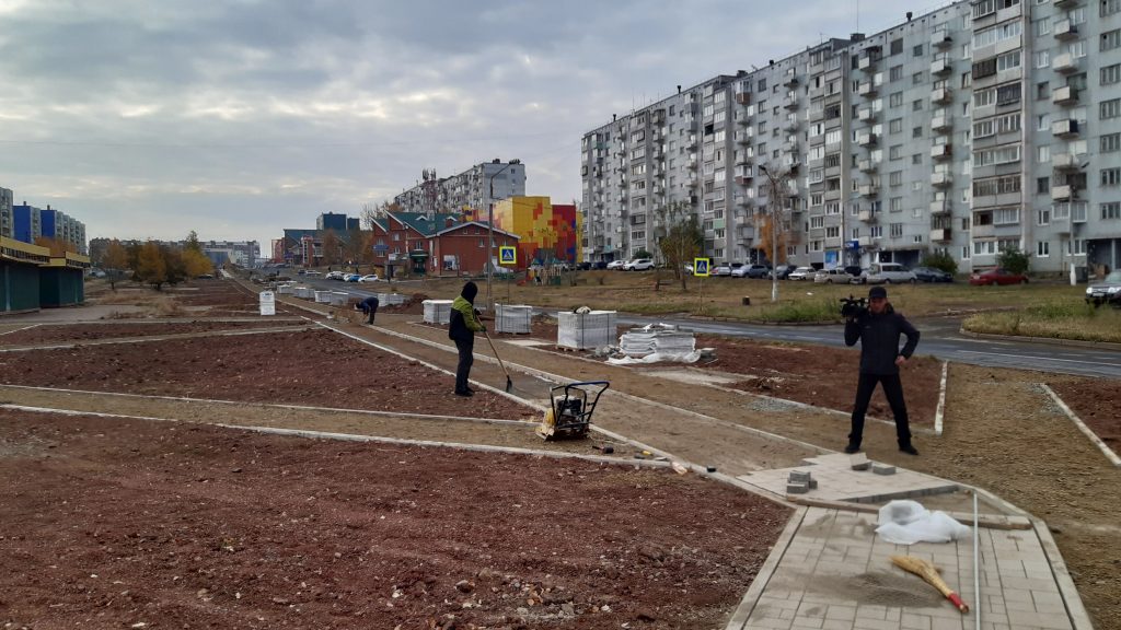 Благоустройство Крупской: Подрядчика оштрафуют за невыполнение работ