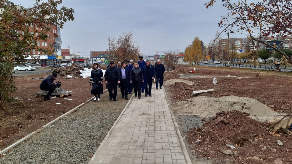 Благоустройство Крупской: Подрядчика оштрафуют за невыполнение работ