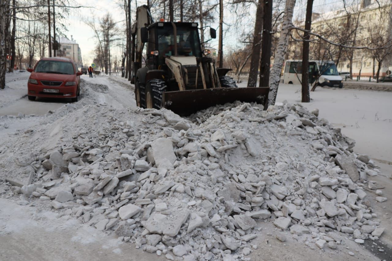 Ежедневно на полигоны Братска вывозят до 1300 куб снега - Твой Братск