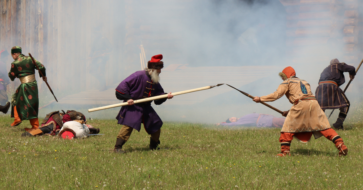 Фестиваль исторической реконструкции XVII века прошел Ангарской деревне