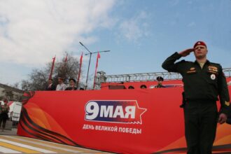 Иркутск отпраздновал День Победы. Фоторепортаж