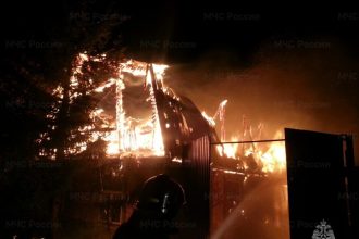 Мужчина погиб при пожаре в частном доме в Тайшетском районе
