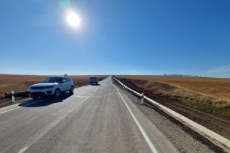 Отремонтирована дорога к "Золотым пескам" на Братском море
