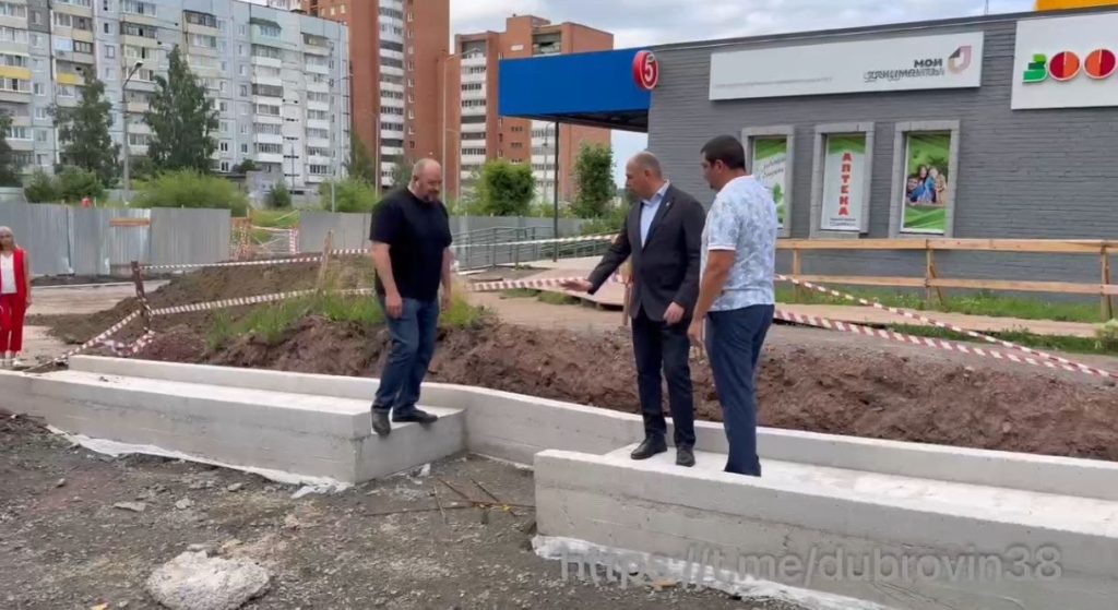 В Братске возле 41-ой школы появится современное пространство для отдыха