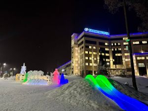 Ледовый городок открыли в Братске