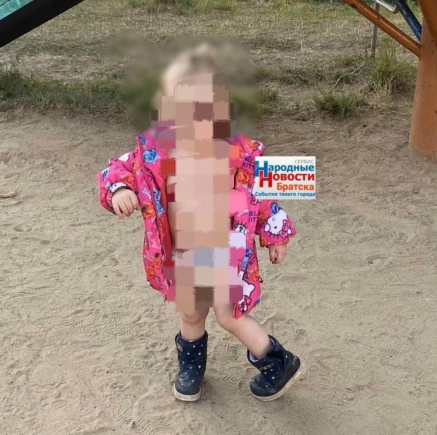Прокуратура отреагировала на сообщение о двухлетней девочке, гуляющей в Братске
