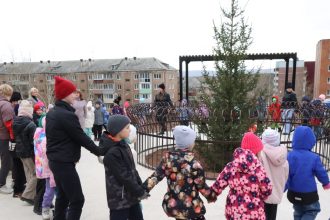 Сквер для детей с ограниченными возможностями открыли в Братске