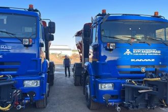 Три КАМАЗа на экологичном топливе пришли в Братск