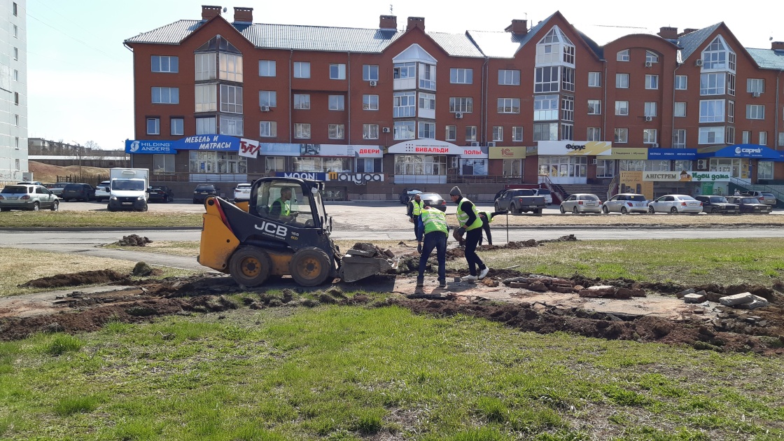 Улицу Крупской благоустраивают в Братске