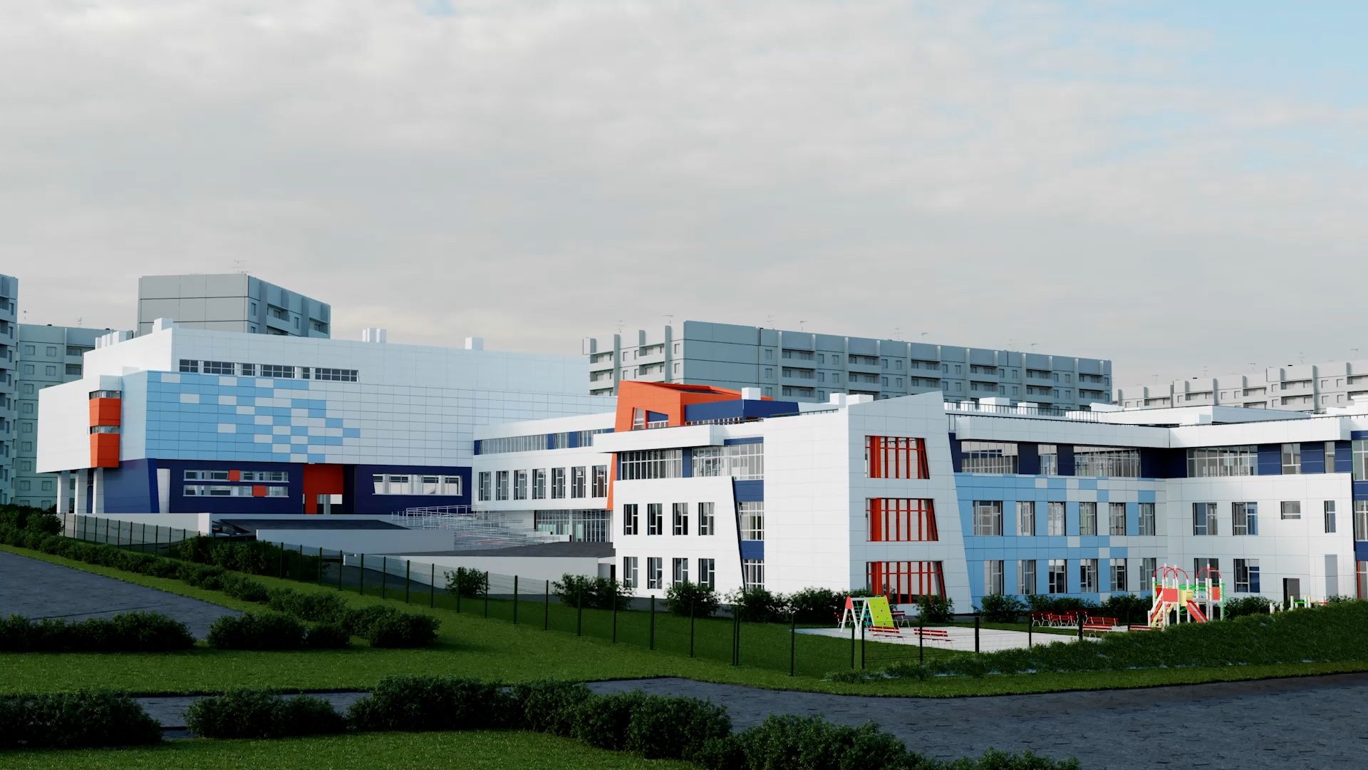 В 26-м микрорайоне Братска начались подготовительные работы на стройплощадке будущей школы