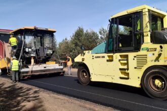 В Братске на дороге «Порожский - транспортное кольцо» отремонтирован участок в 2 км