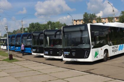 В Братске ввели в эксплуатацию 10 троллейбусов и 20 автобусов на газомоторном топливе