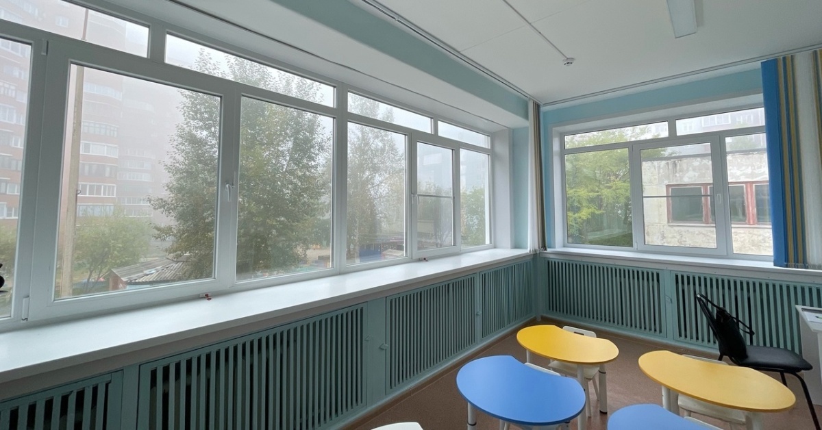 В братском детском саду № 37 обновили окна