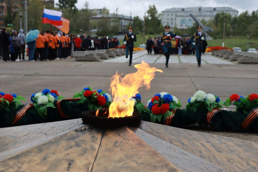 Вечный огонь Мемориала Славы в Братске будет гореть непрерывно