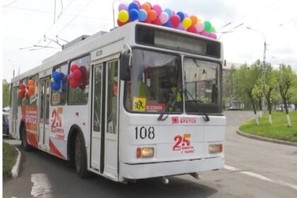 «Волшебный троллейбус» запустят в Братске в День защиты детей