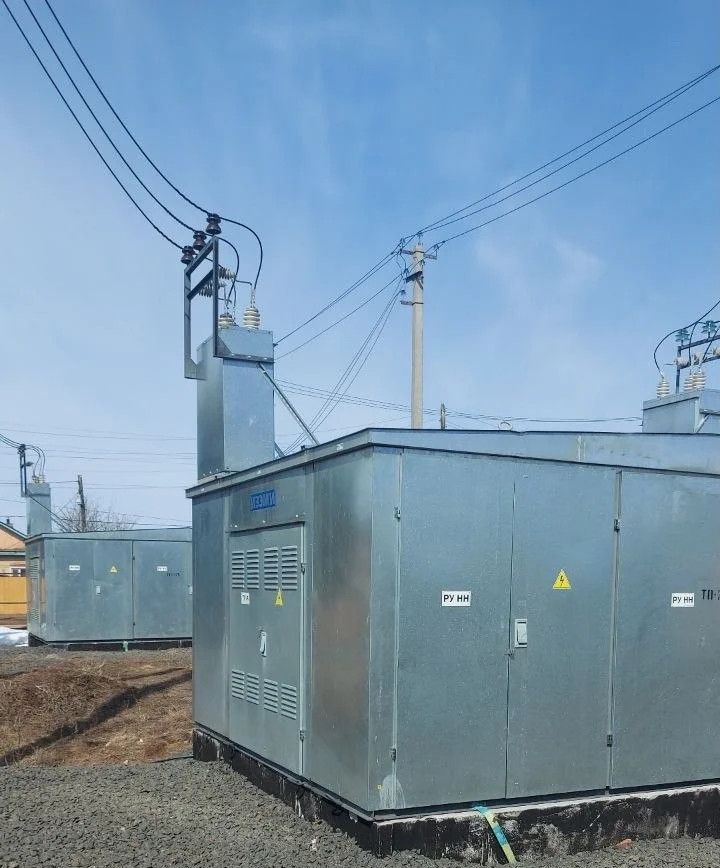 Трансформаторная подстанция на открытой площадке